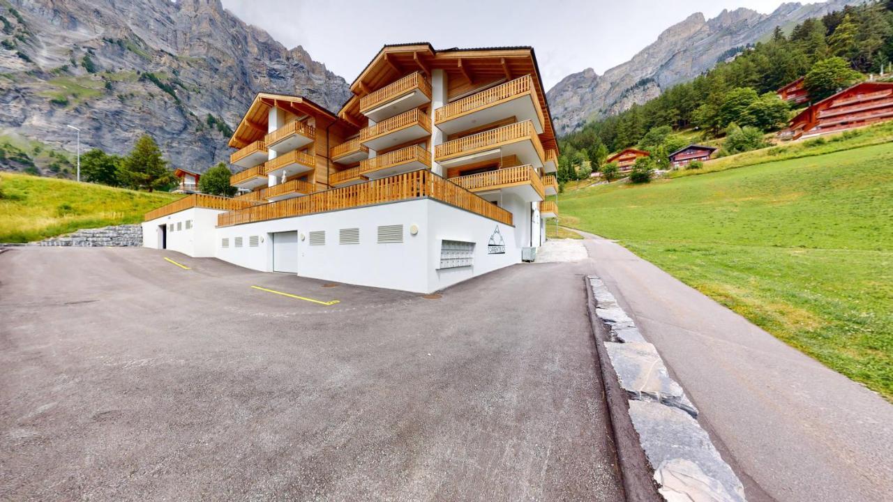 Apartment With Sauna And Mountain View Leukerbad Bagian luar foto