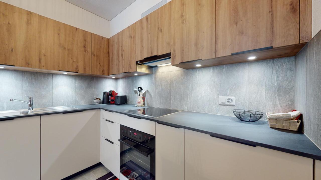 Apartment With Sauna And Mountain View Leukerbad Bagian luar foto