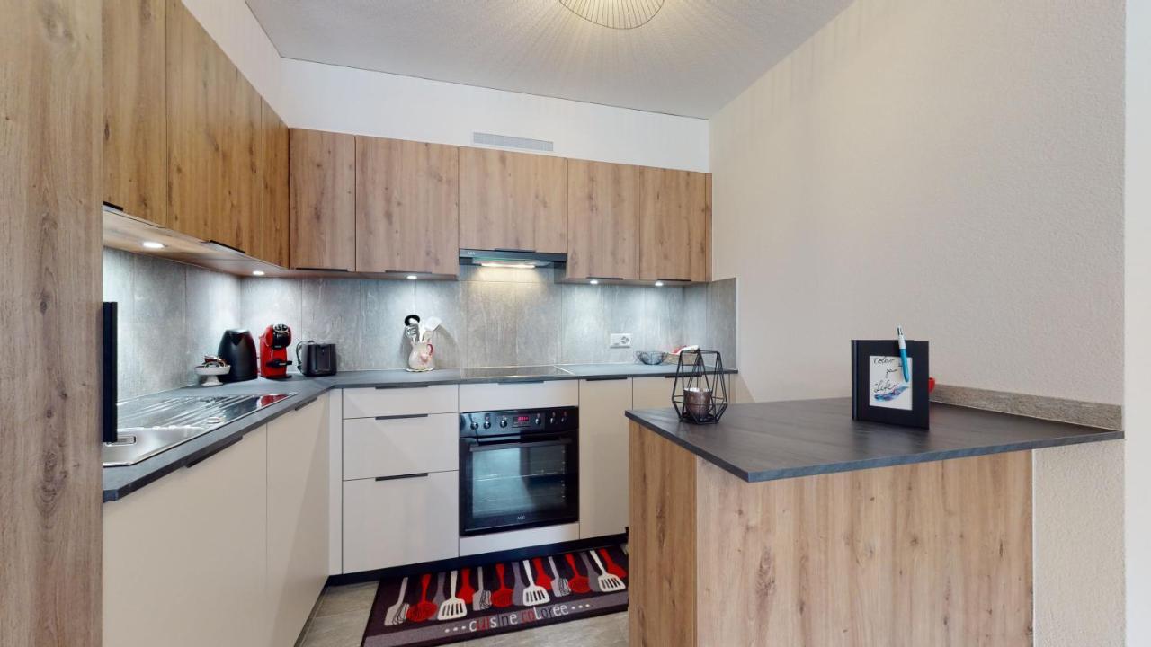 Apartment With Sauna And Mountain View Leukerbad Bagian luar foto