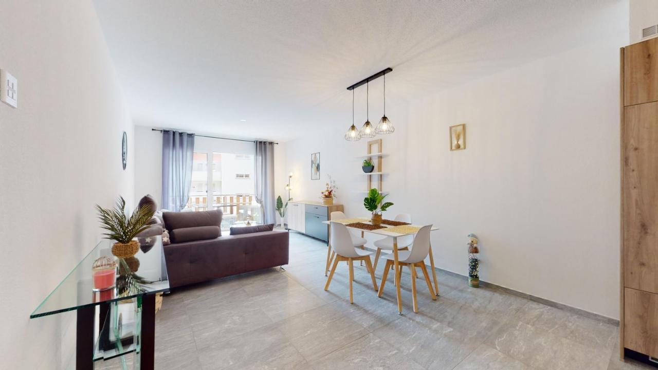 Apartment With Sauna And Mountain View Leukerbad Bagian luar foto