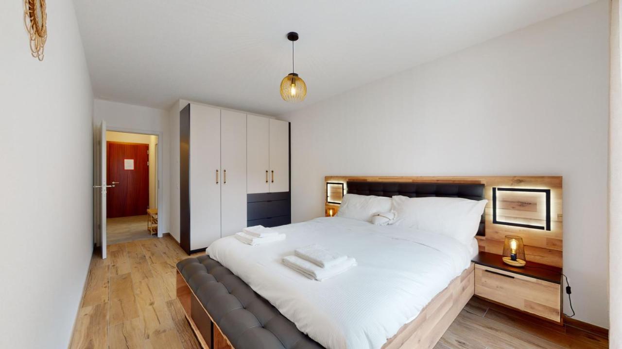 Apartment With Sauna And Mountain View Leukerbad Bagian luar foto