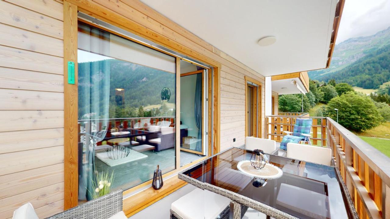 Apartment With Sauna And Mountain View Leukerbad Bagian luar foto